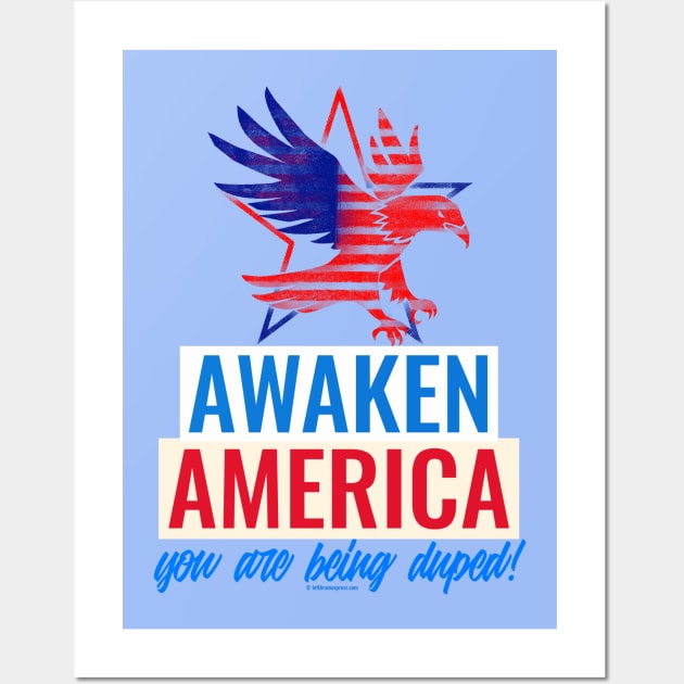 Awaken America Flying Eagle Wall Art by LeftBrainExpress
